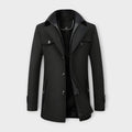 Lined Wool Blend Coat