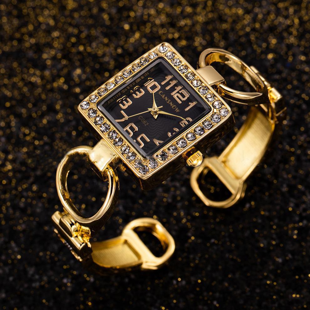 FrostGlimmer Radiant Stainless Steel Bracelet Watch