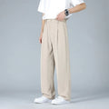 Men’s Pleated Wide Leg Dress Pants