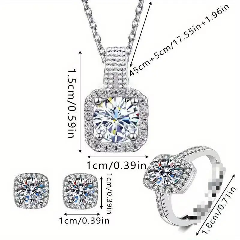 Luxury Cube Jewelry Set Limited Edition Exclusive Collection