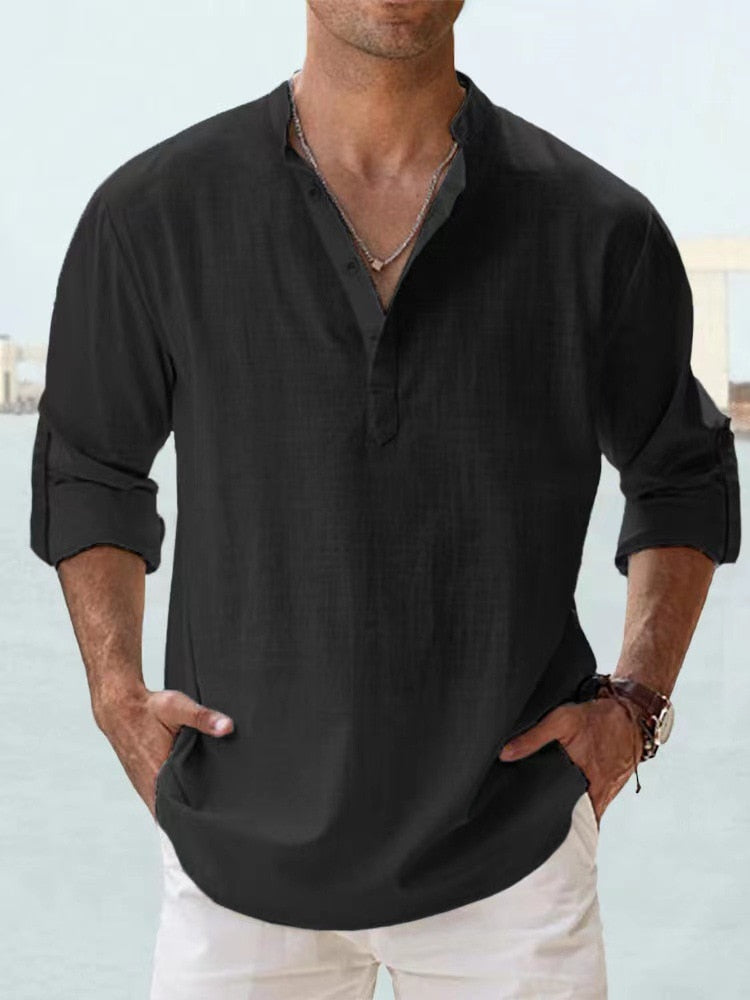 Austin - Breathable Button-Up Shirt