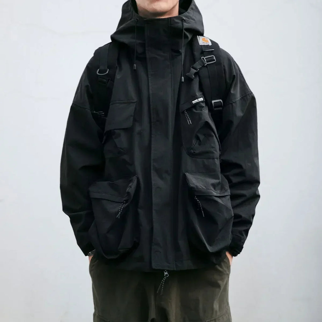 Water-Resistant Jacket with Wind Protection