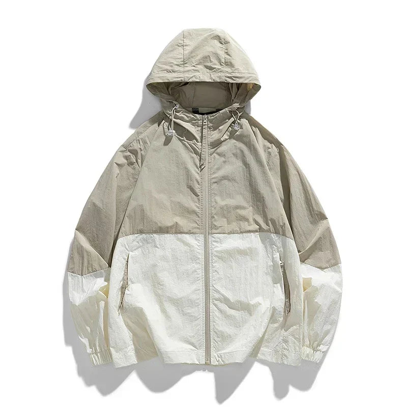 Breathable Polyester Windbreaker