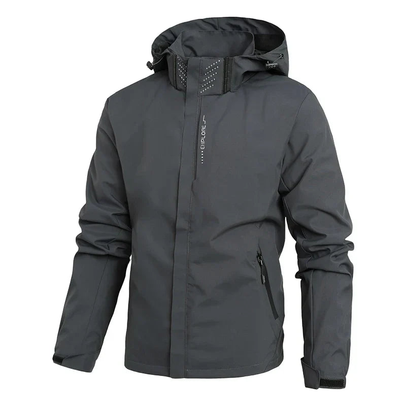Water-Resistant Polyester Windbreaker