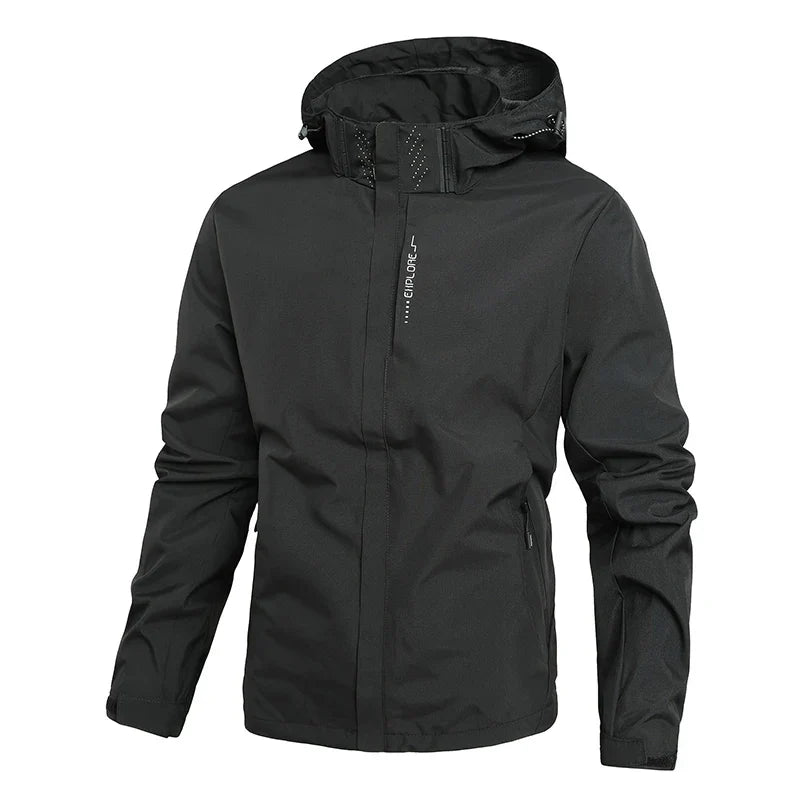 Water-Resistant Polyester Windbreaker