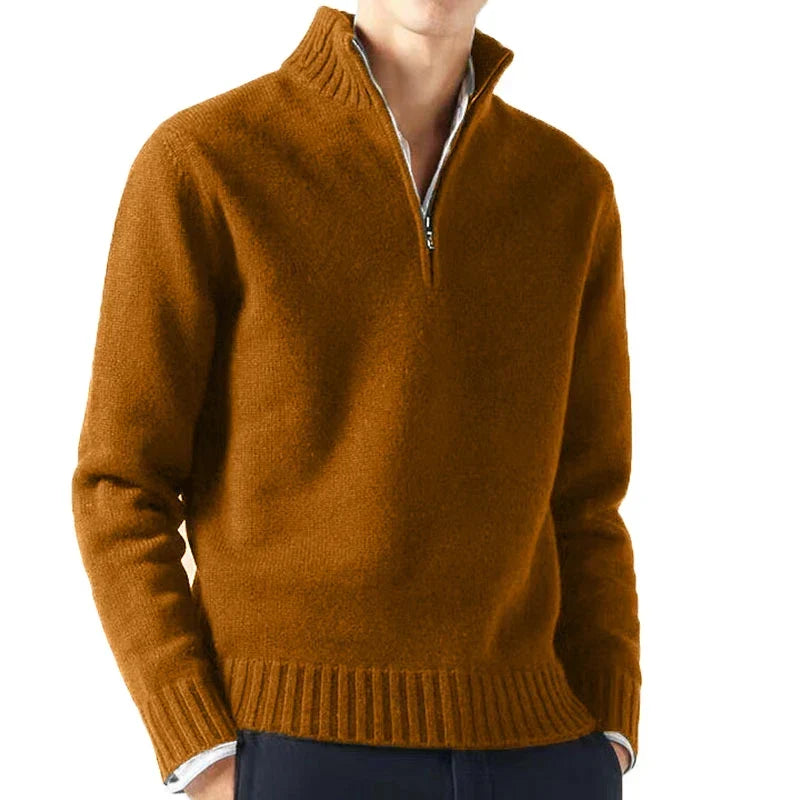 Corduroy Sweater with Hood