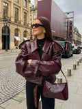 Modern Leather Jacket with Timeless Lines