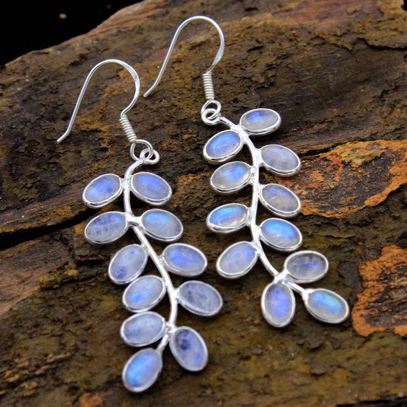 Elegant Moonstone Earrings - Limited Edition Collection