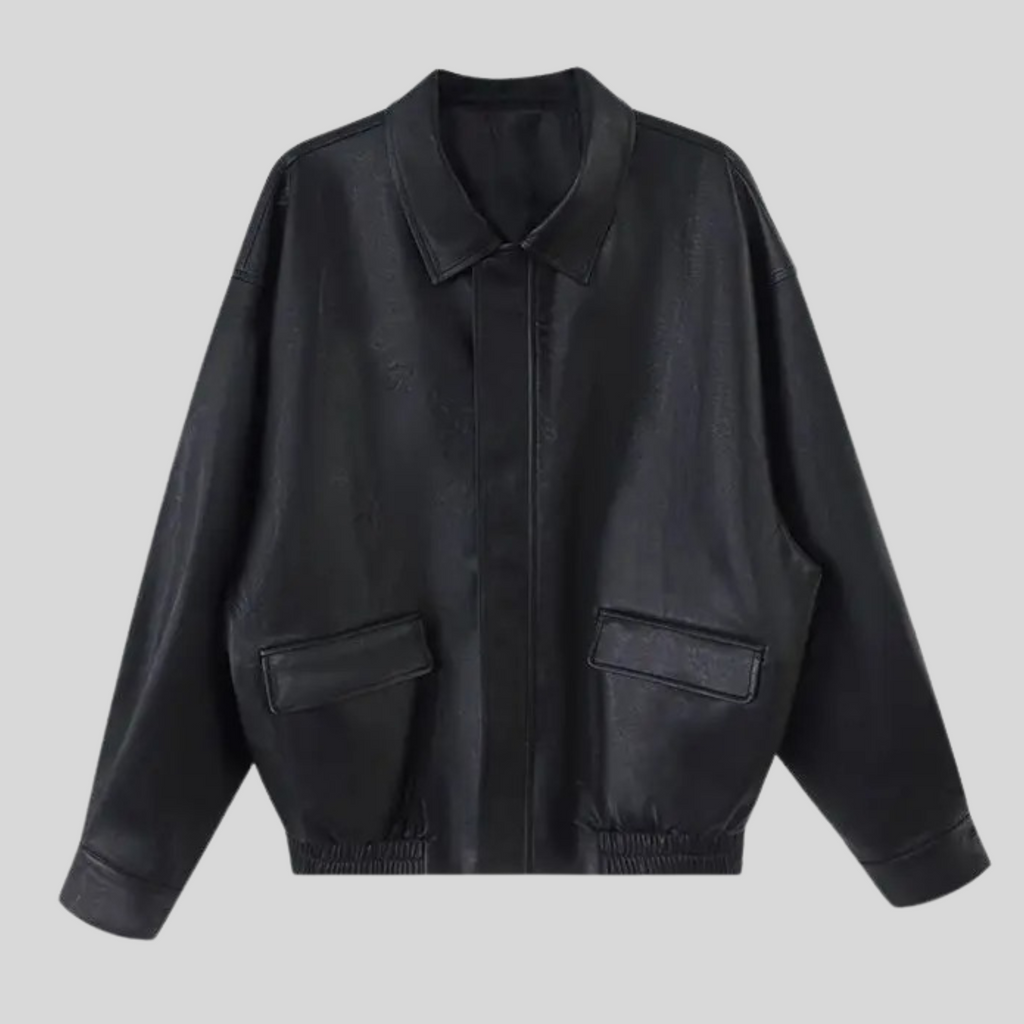 Vintage Leather Jacket with a Characterful Look