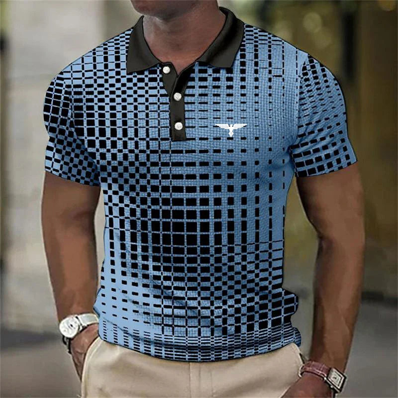 Men's Short Sleeve Stretch Polo Shirt