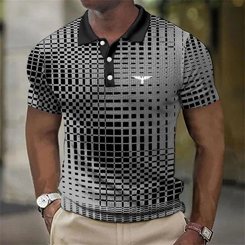 Men's Short Sleeve Stretch Polo Shirt