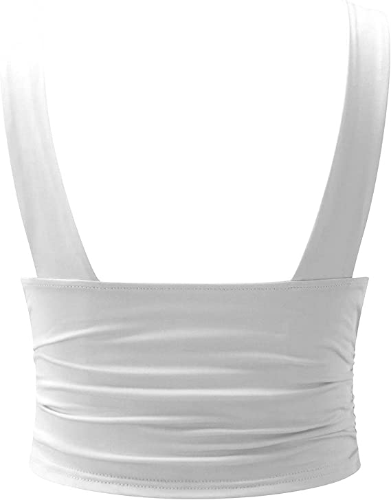 Angelina - Top with Deep V-Neck and Pleated Waist