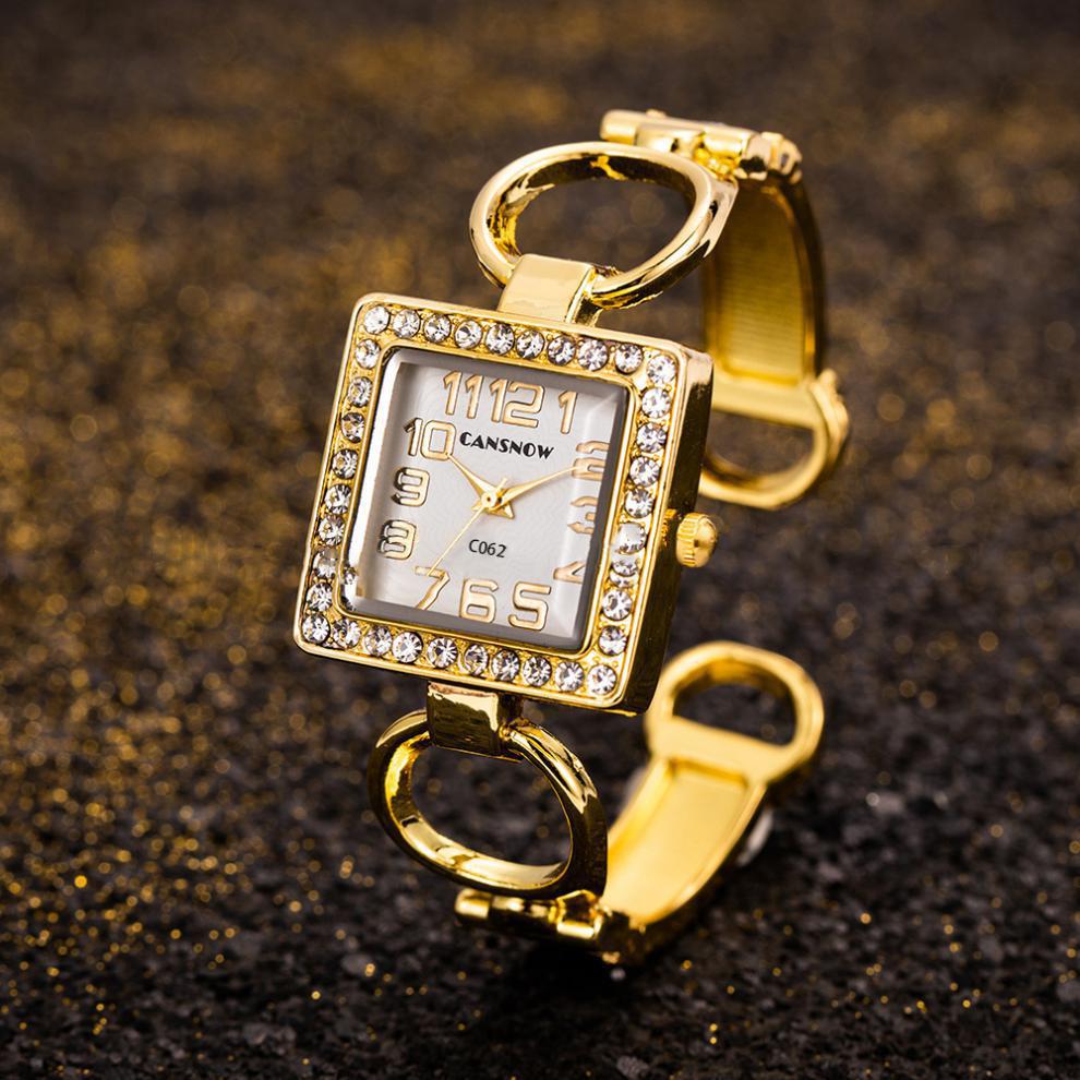 FrostGlimmer Radiant Stainless Steel Bracelet Watch