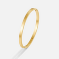 Minimalist Bangle Bracelet with Hidden Clasp - Loredana