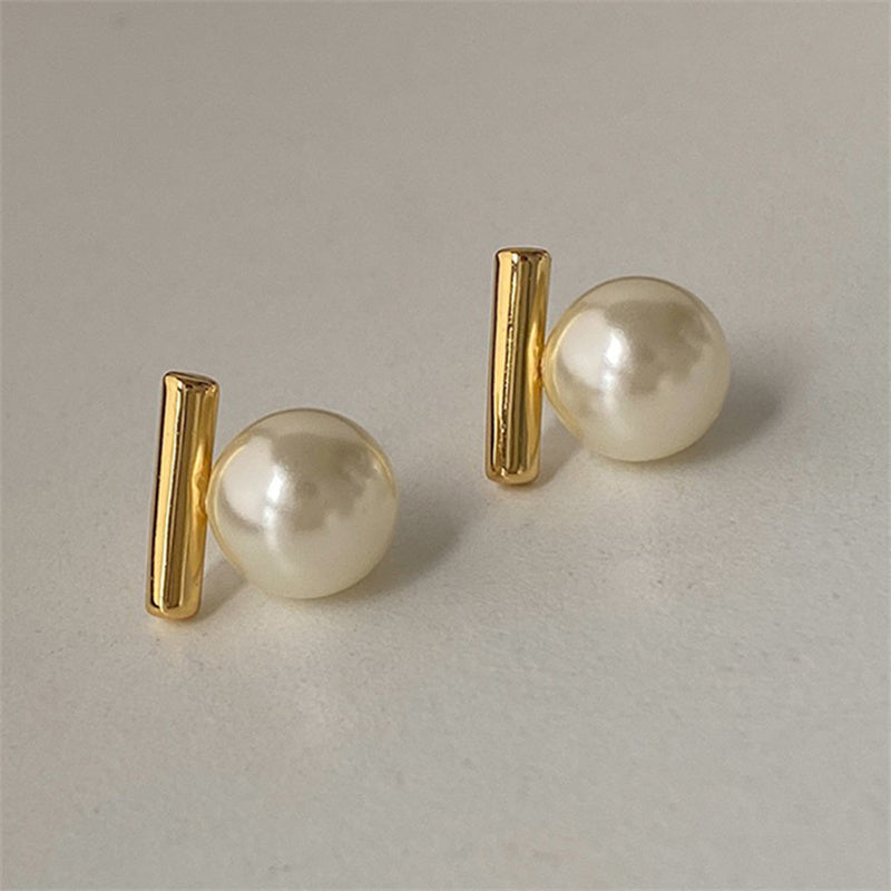 Mother-of-Pearl Bar Earrings