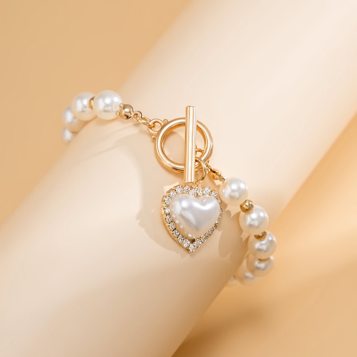 Freshwater Pearl Charm Bracelet - Olivia