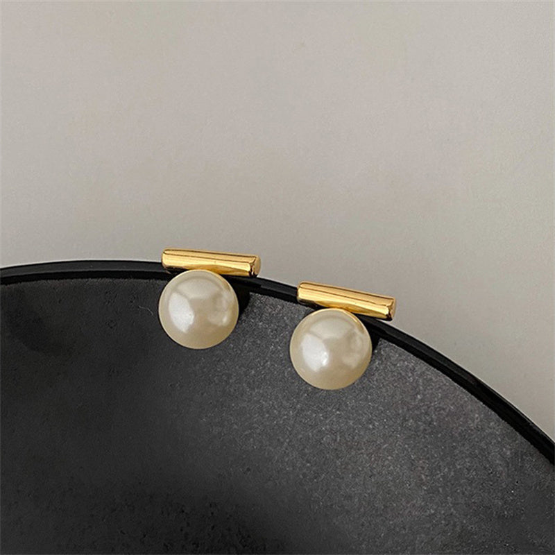 Mother-of-Pearl Bar Earrings