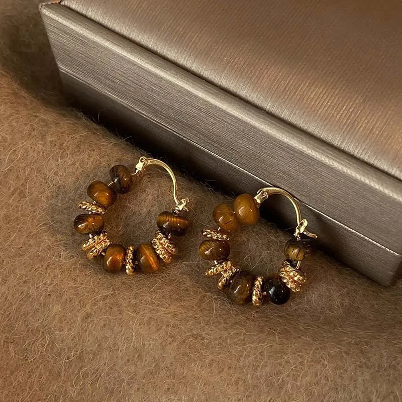 Vintage U Hoop Earrings Limited Edition Signature Elegance Collection