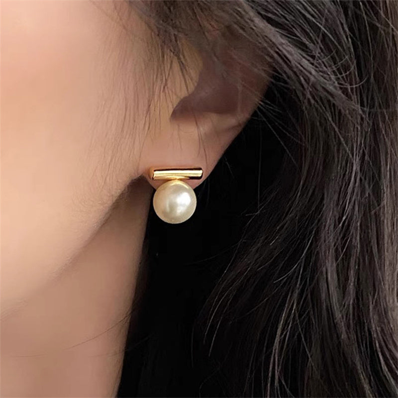 Mother-of-Pearl Bar Earrings