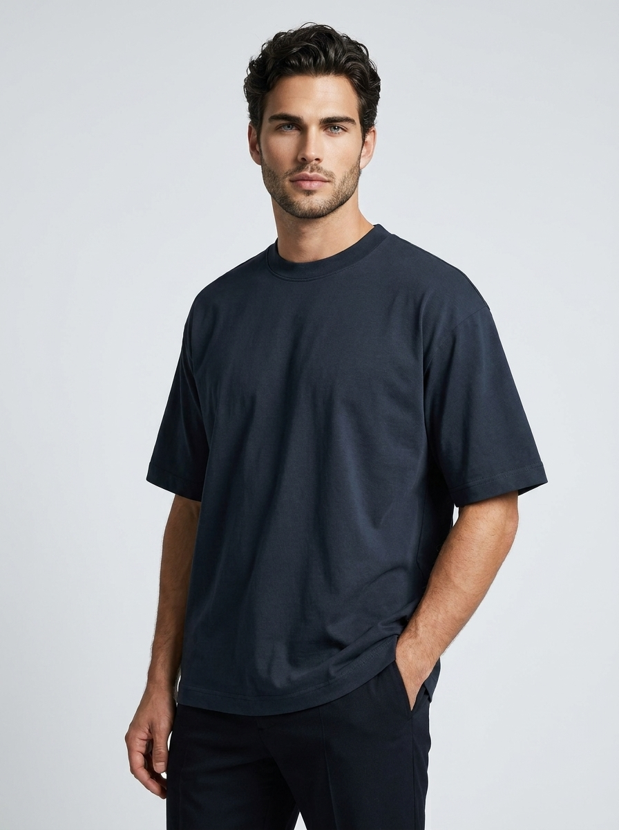 Oversized Cotton T-Shirt - Relaxed Fit for Men & Women