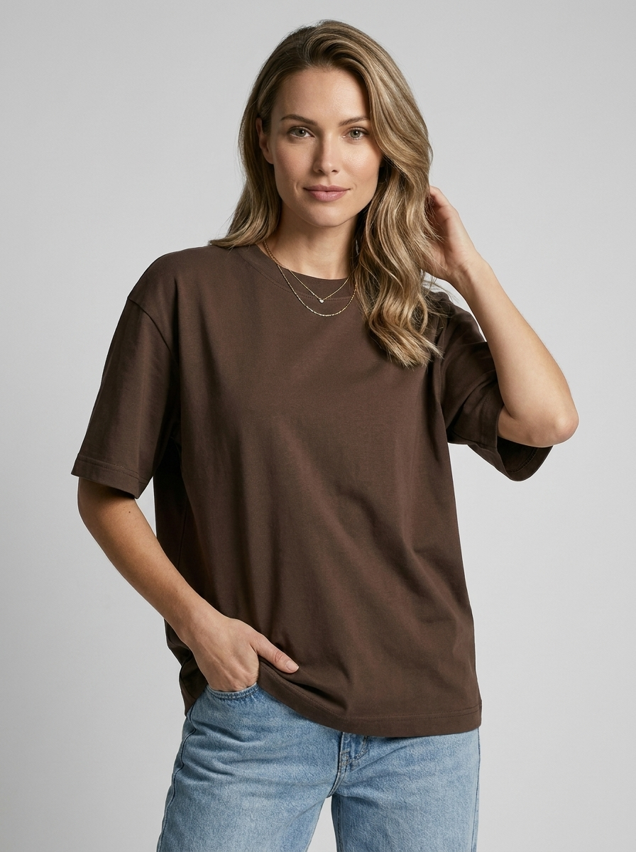Oversized Cotton T-Shirt - Relaxed Fit for Men & Women
