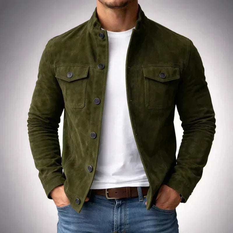 Jacob - Classic Pocket Suede Jacket