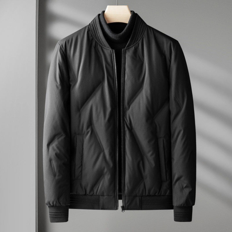 Jacket with Stand Collar