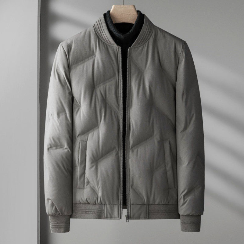 Jacket with Stand Collar