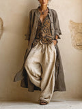 Women’s 3 Piece Relaxed Pants Set