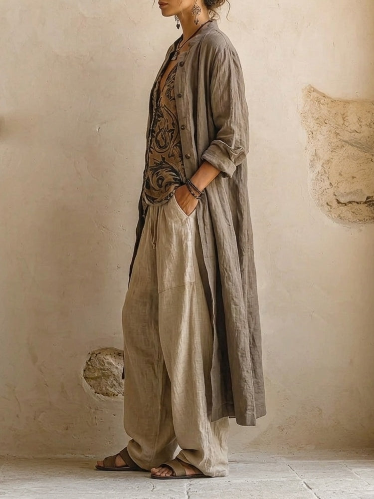 Women’s 3 Piece Relaxed Pants Set