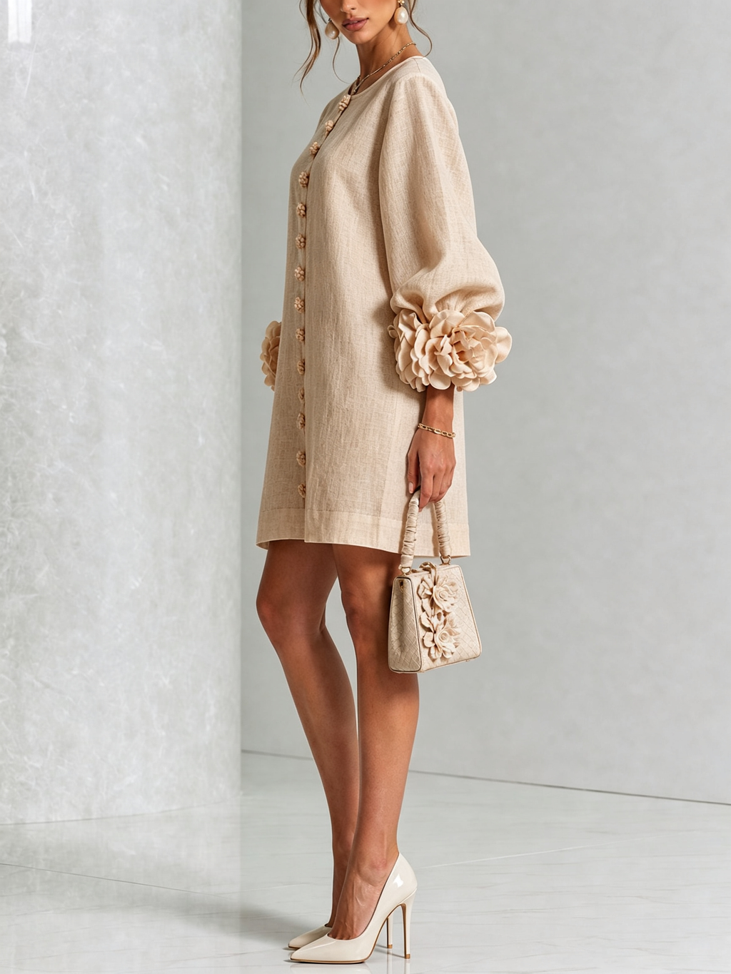 Grace - Sculptural Mini Dress