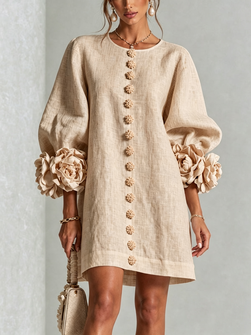 Grace - Sculptural Mini Dress