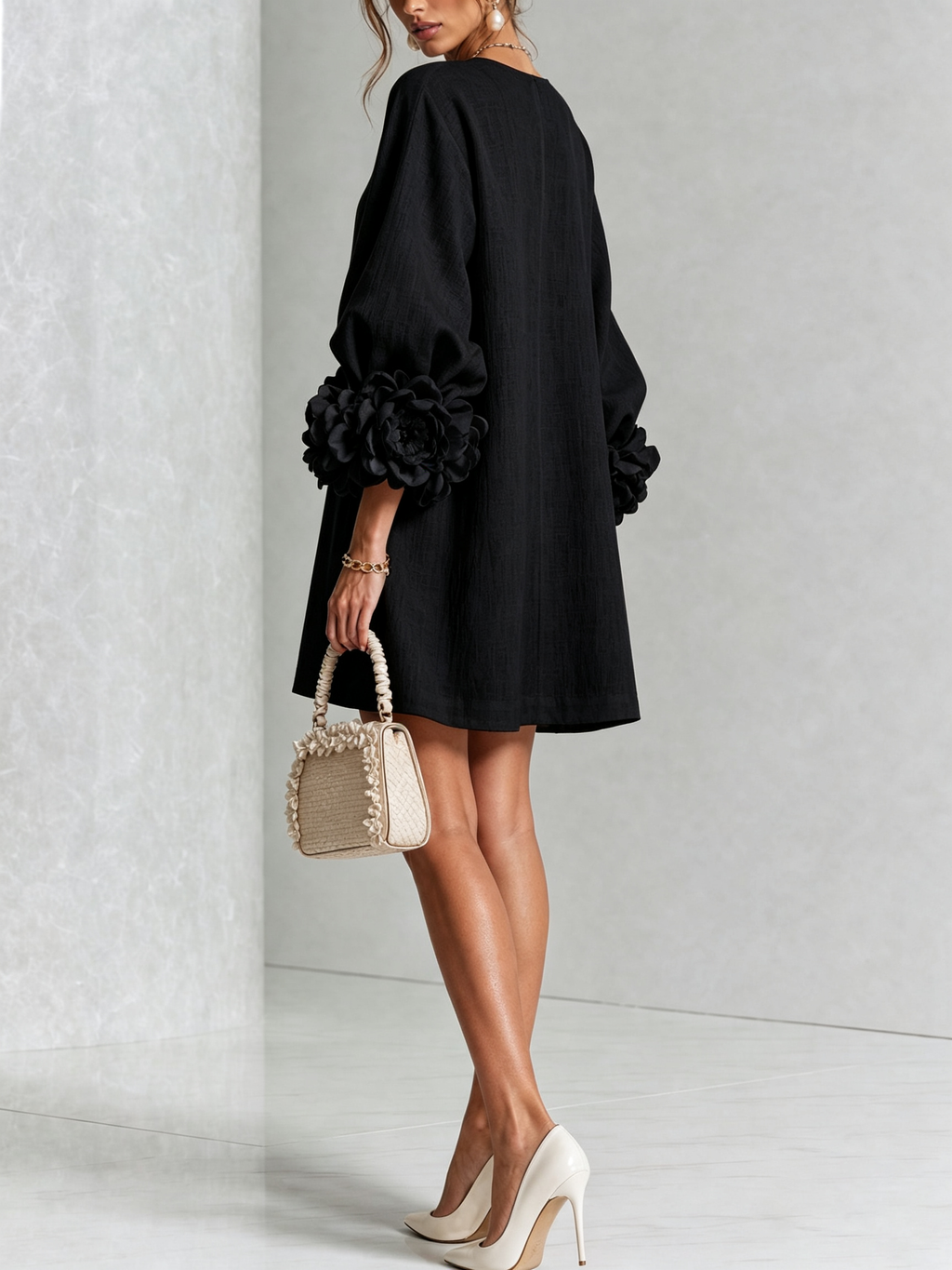 Elise  - Sculptural Mini Dress