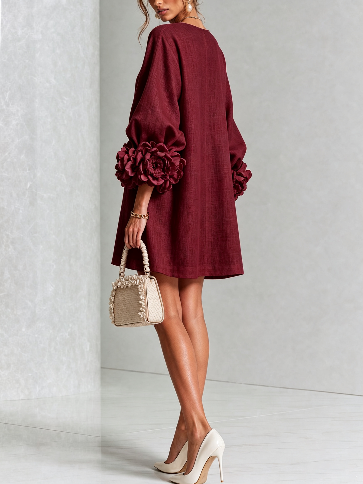 Elise  - Sculptural Mini Dress