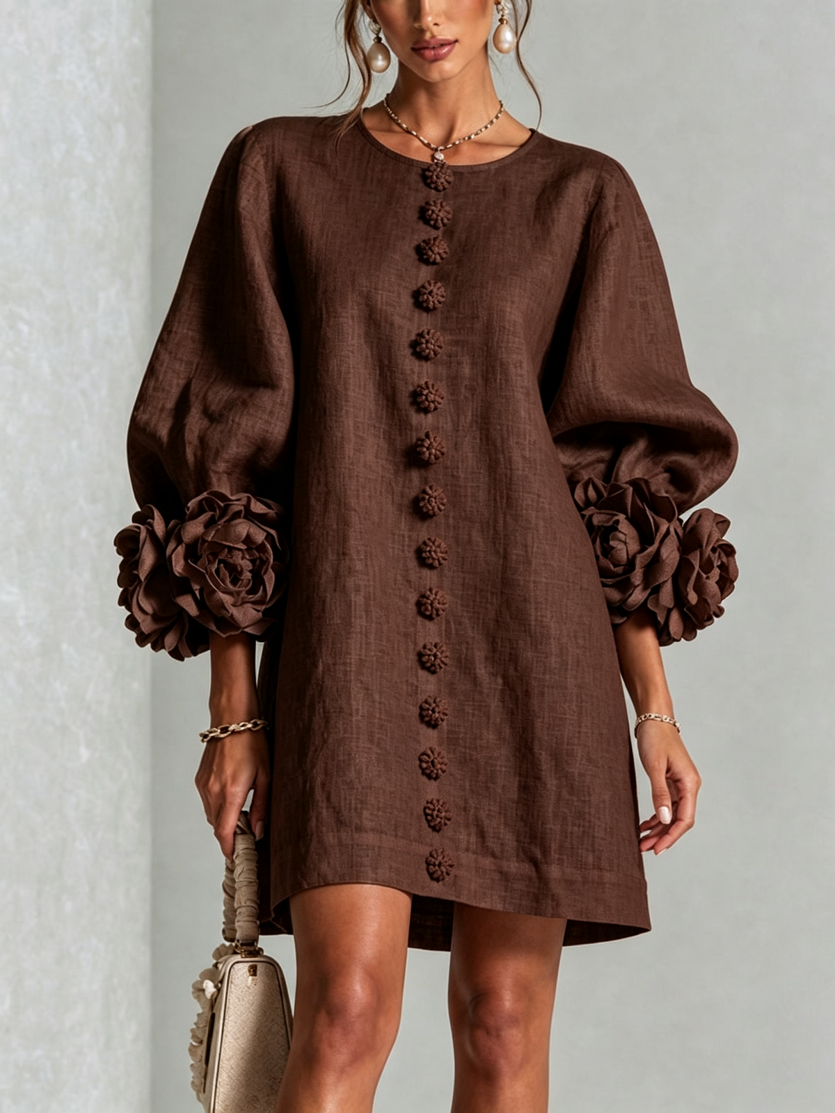 Alice - Sculptural Mini Dress