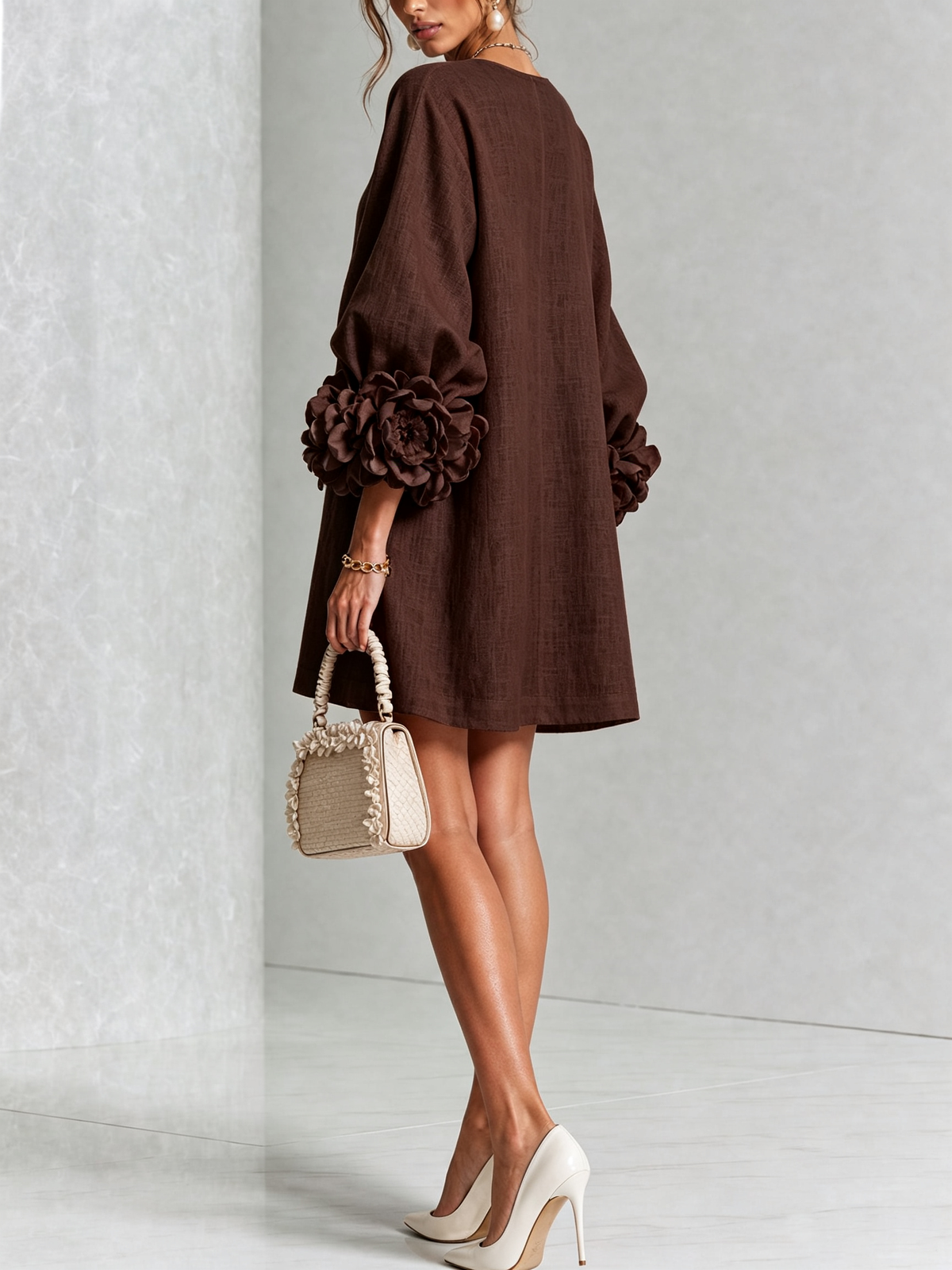 Alice - Sculptural Mini Dress