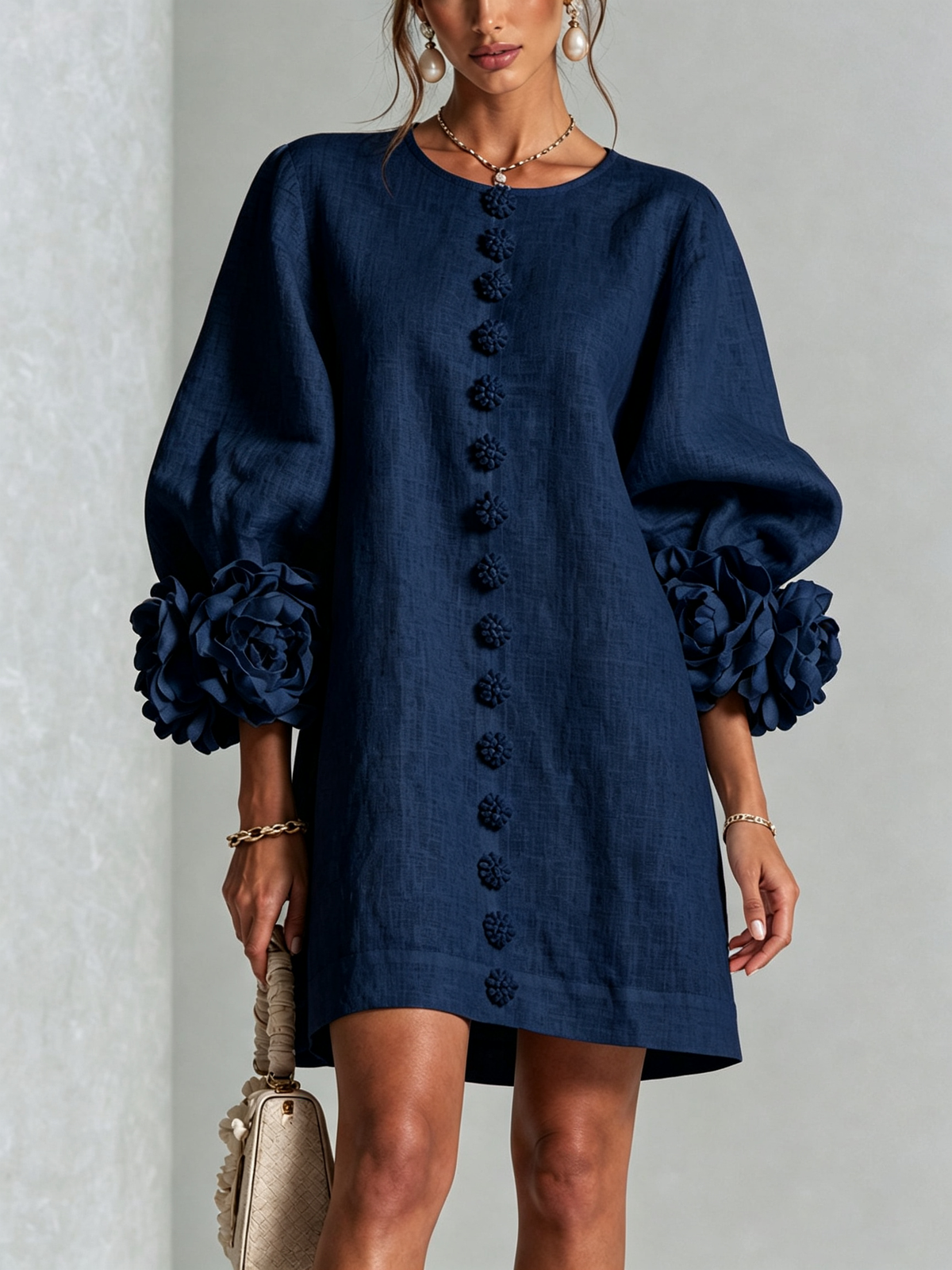 Alice - Sculptural Mini Dress