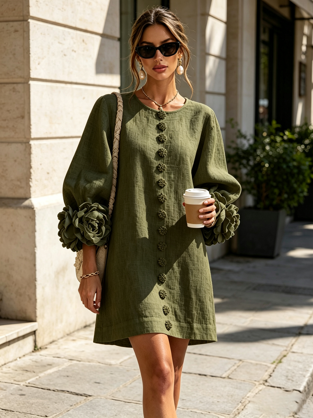 Elise  - Sculptural Mini Dress