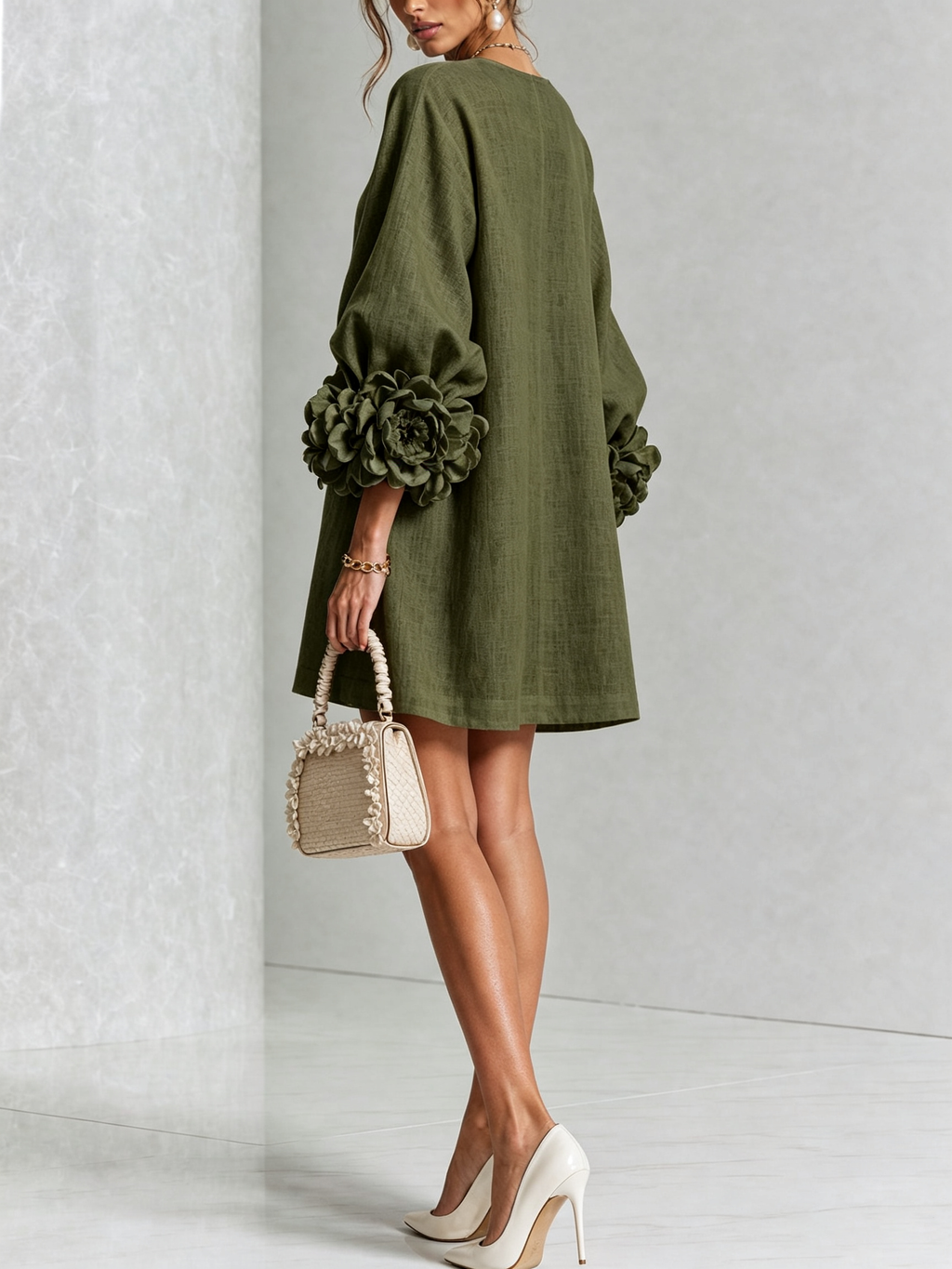 Elise  - Sculptural Mini Dress