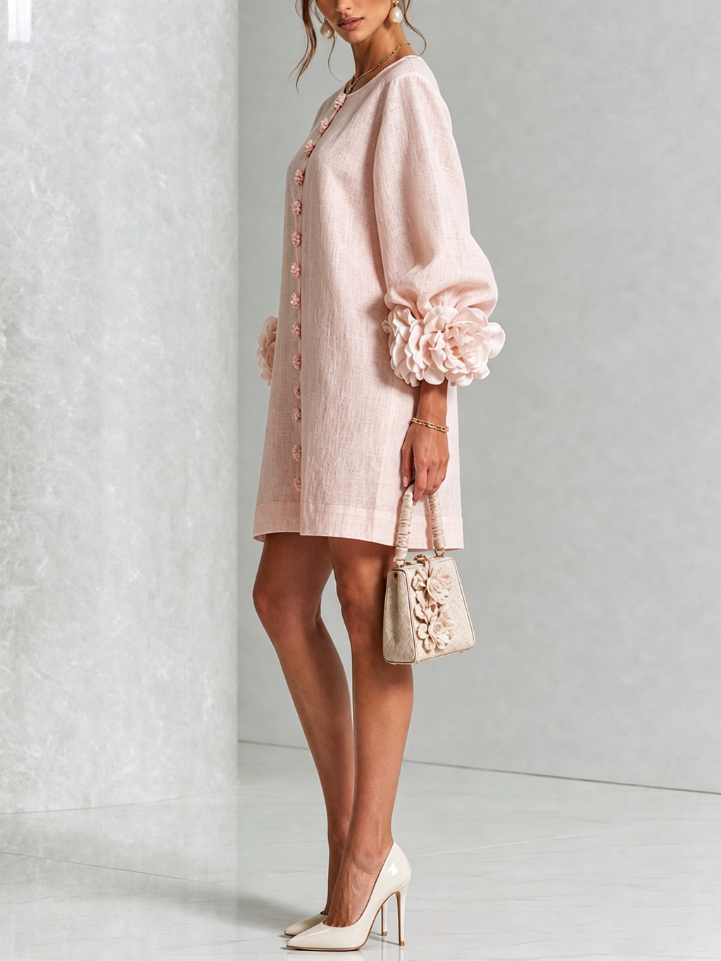 Alice - Sculptural Mini Dress
