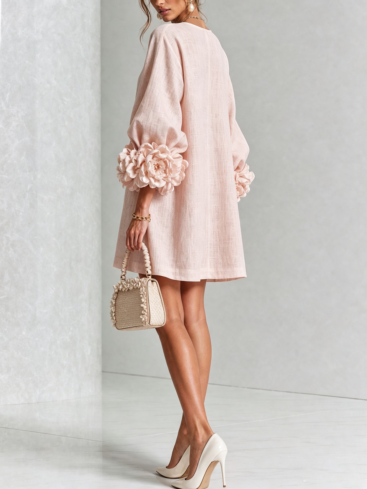 Elise  - Sculptural Mini Dress
