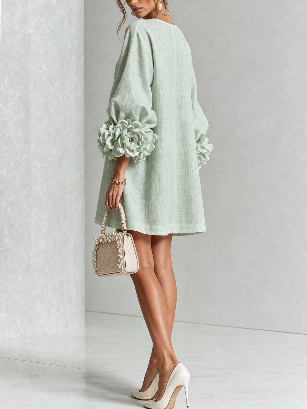 Elise  - Sculptural Mini Dress