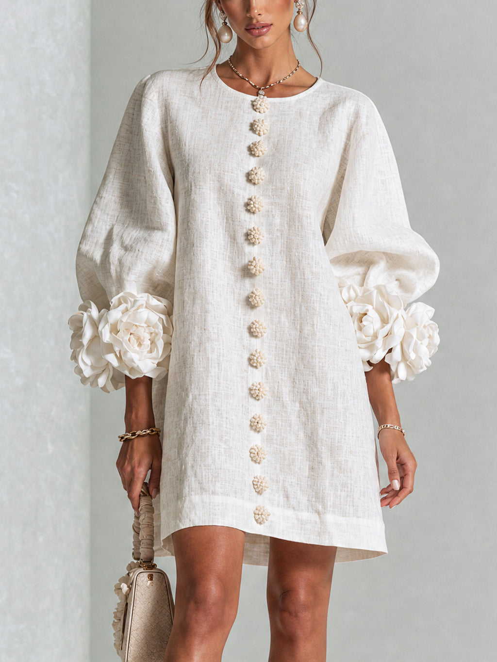 Alice - Sculptural Mini Dress