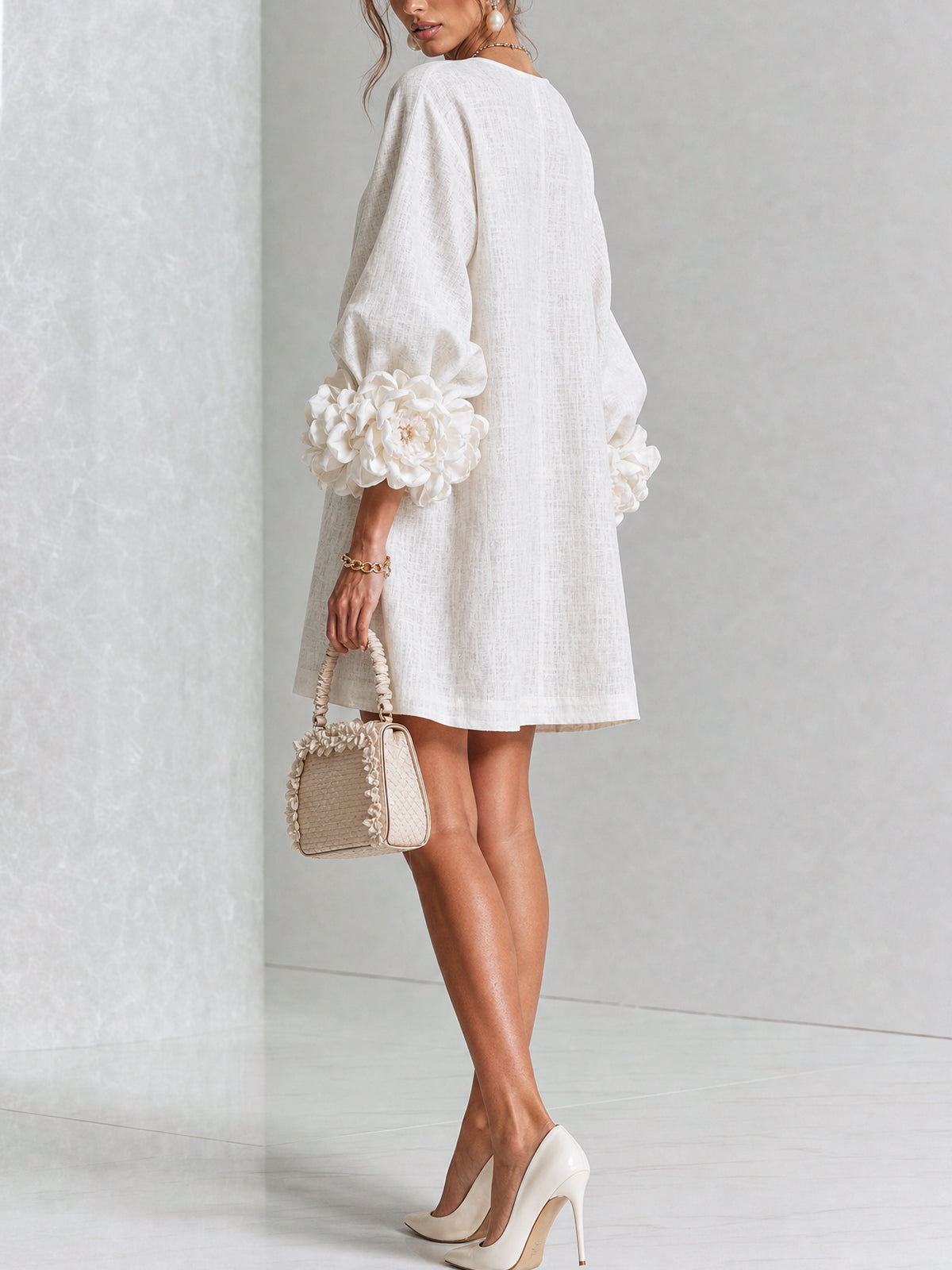 Elise  - Sculptural Mini Dress