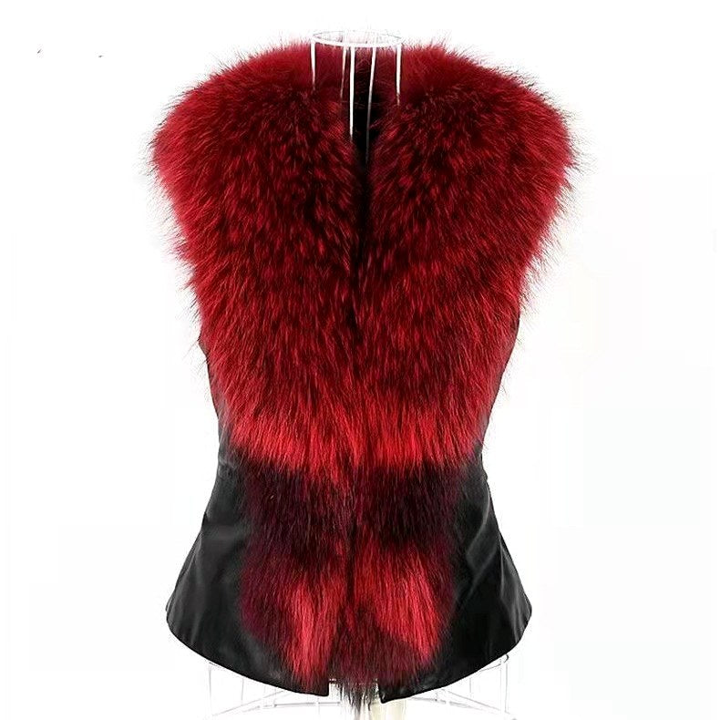 Aika - Women's Faux Fur Sleeveless Vest