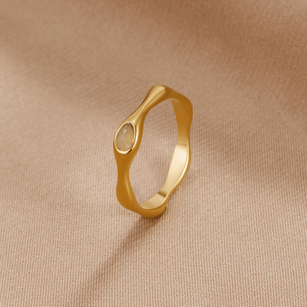 Amalfi Wave Gold Ring