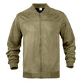 Andre - Men's Suede Look Bomber Jacket