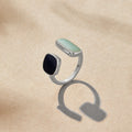 Silver Aquamarine Ring