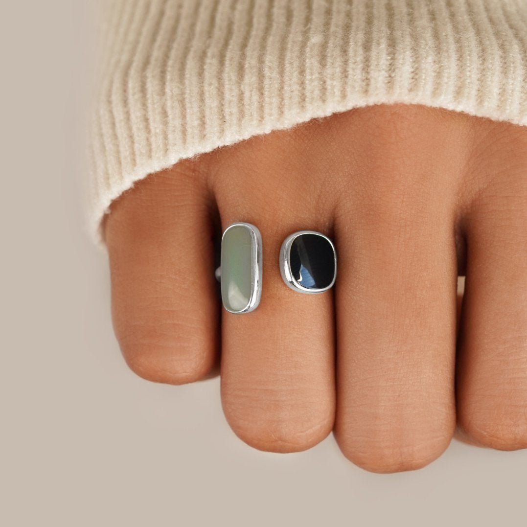 Silver Aquamarine Ring