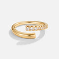 Arya Gold Crystal Wrap Ring